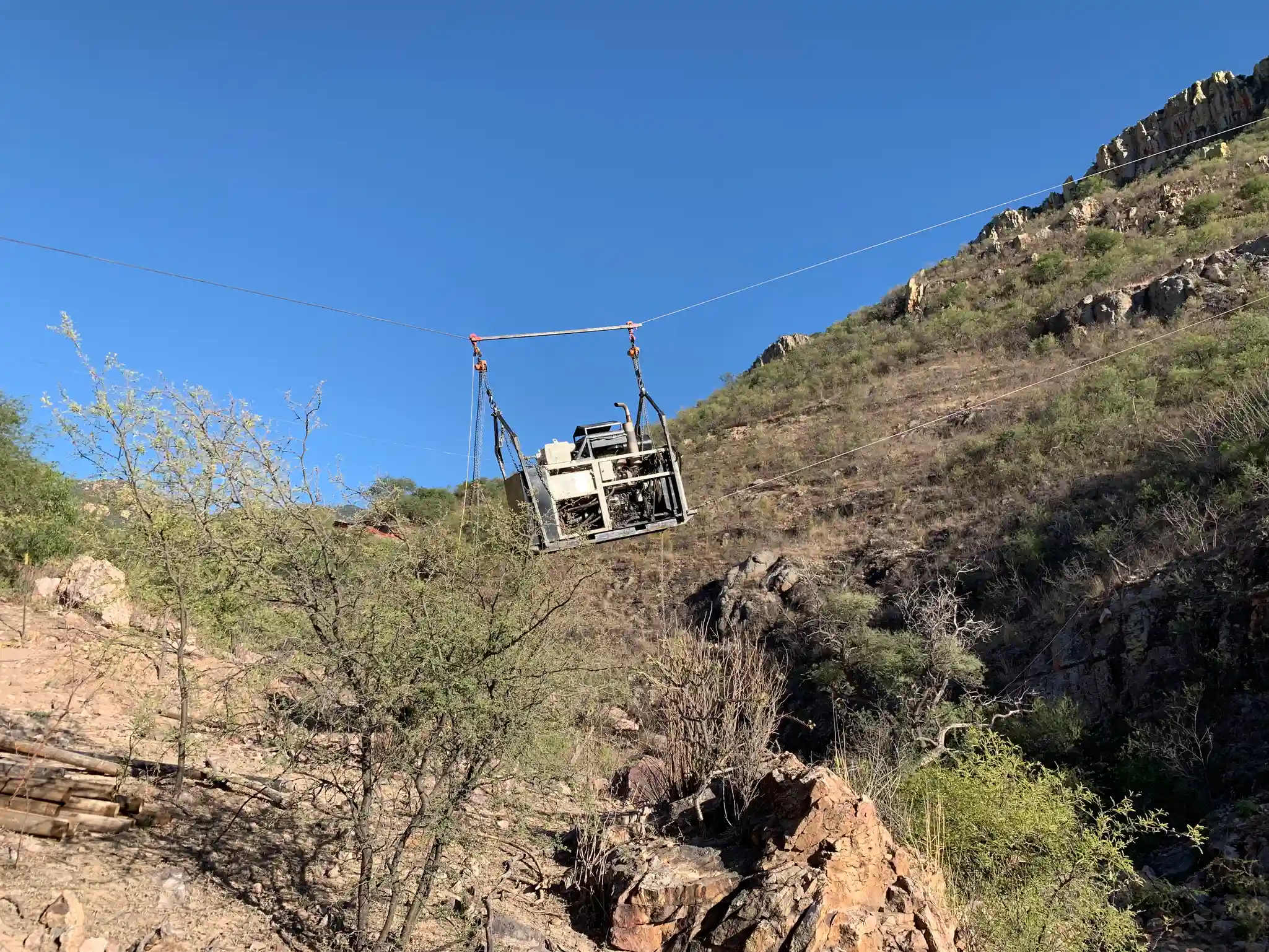 Gondola Drill Mobilization